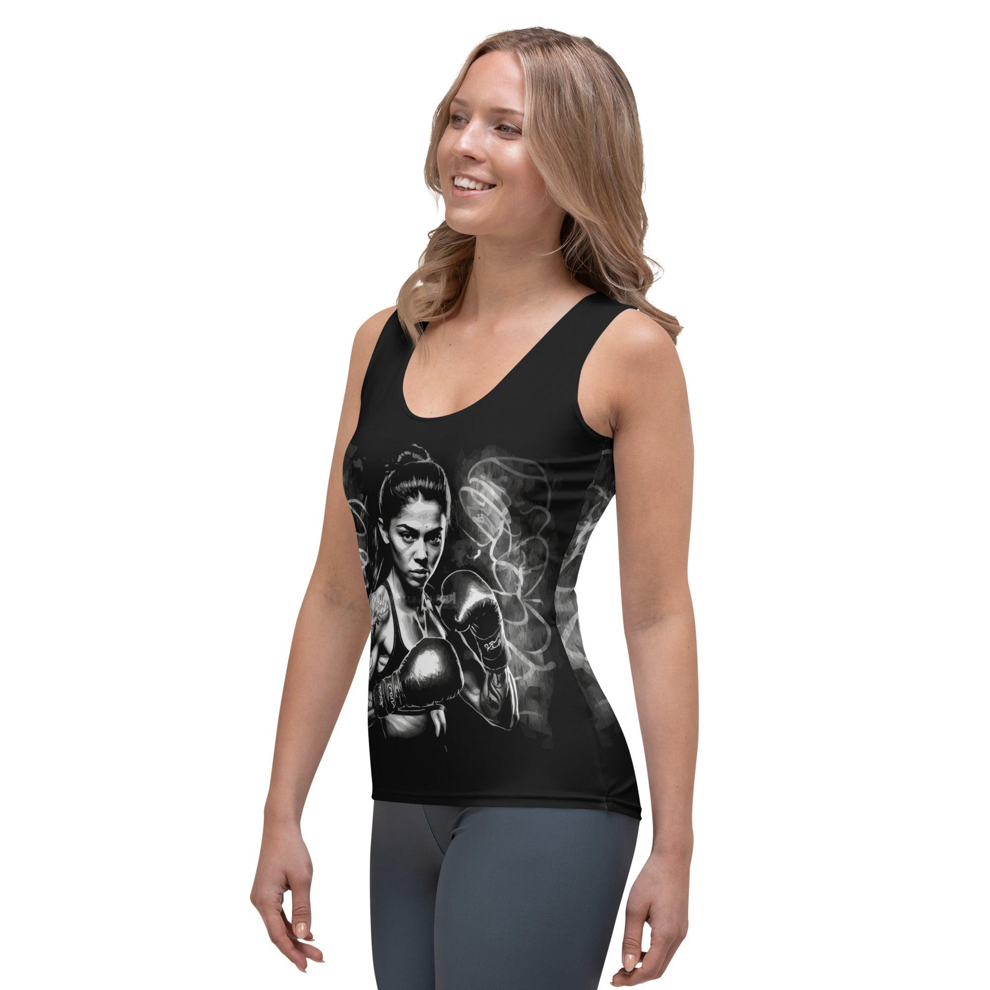 Train Hard Fight Harder Sublimation Cut & Sew Tank Top - Beyond T-shirts