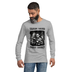 Train Hard Fight Harder Unisex Long Sleeve Tee - Beyond T-shirts