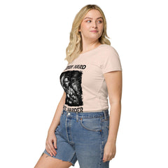 Train Hard Fight Harder Women’s Basic Organic T-shirt - Beyond T-shirts