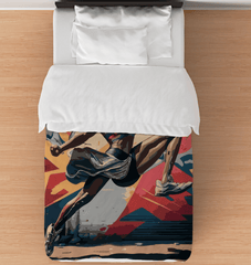 Train Hard Stay Focused Duvet Cover - Beyond T-shirts