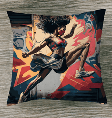 Train Hard Stay Focused Outdoor Pillow - Beyond T-shirts