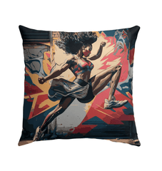 Train Hard Stay Focused Outdoor Pillow - Beyond T-shirts