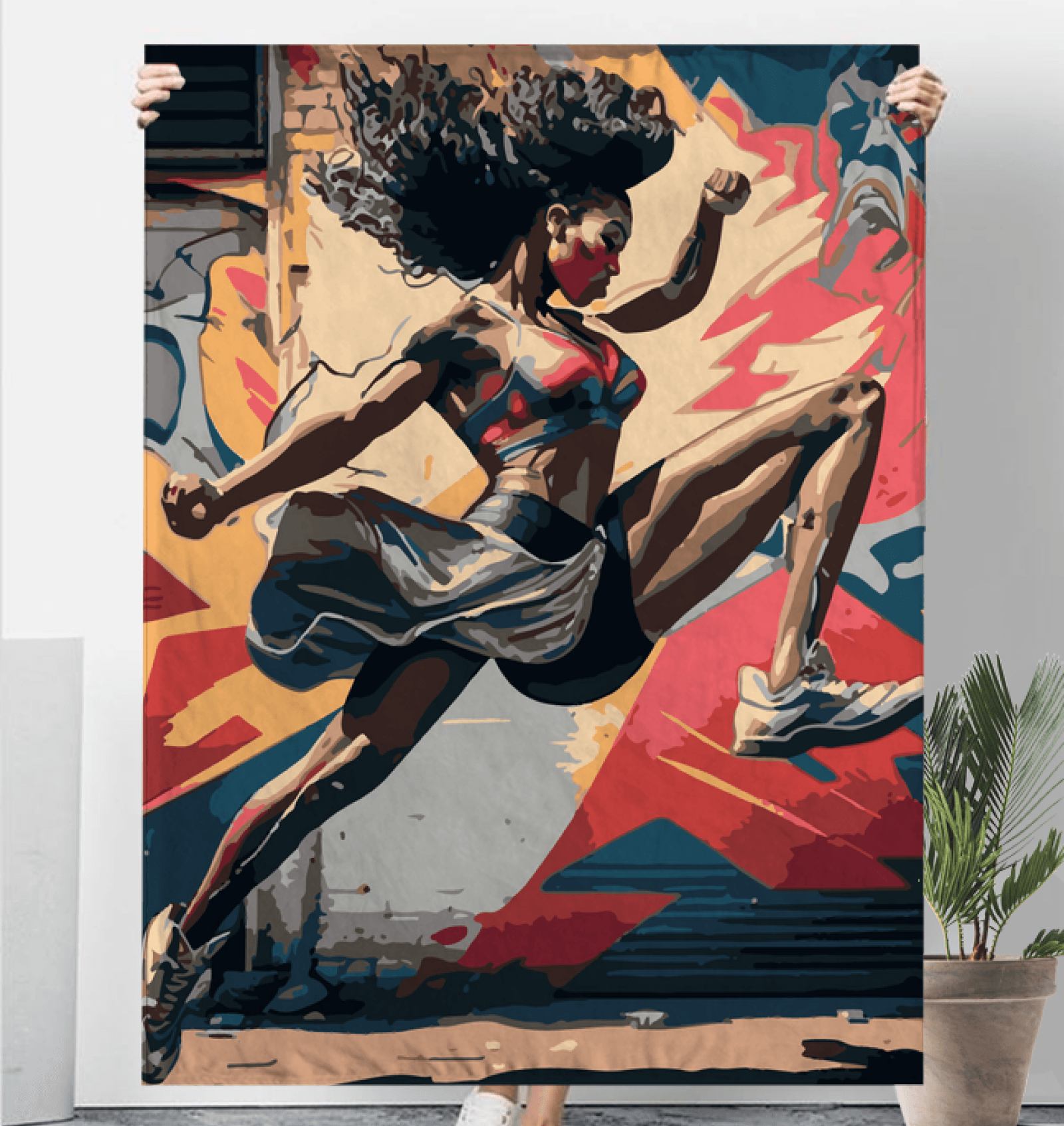 Cozy Workout Inspiration Blanket