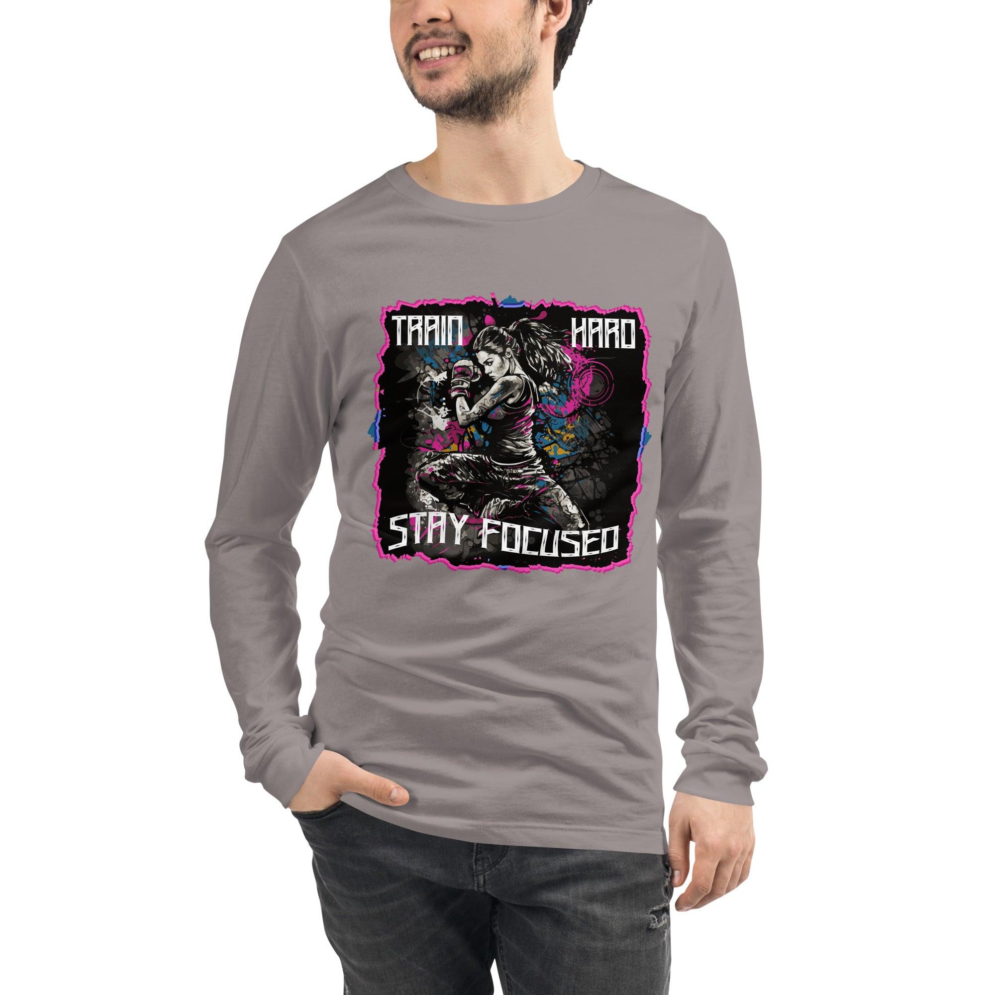 Train Hard Stay Focused Unisex Long Sleeve Tee - Beyond T-shirts