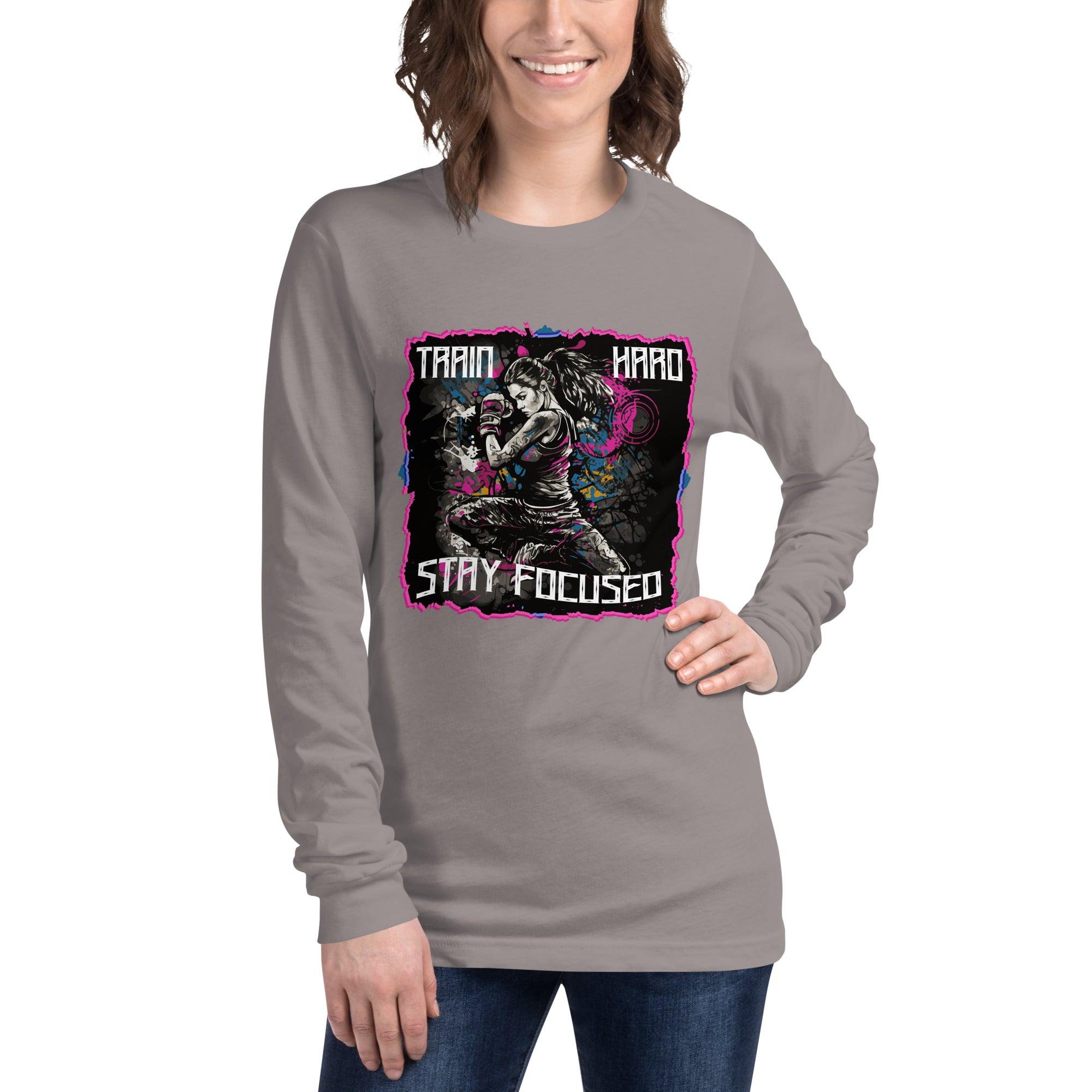 Train Hard Stay Focused Unisex Long Sleeve Tee - Beyond T-shirts