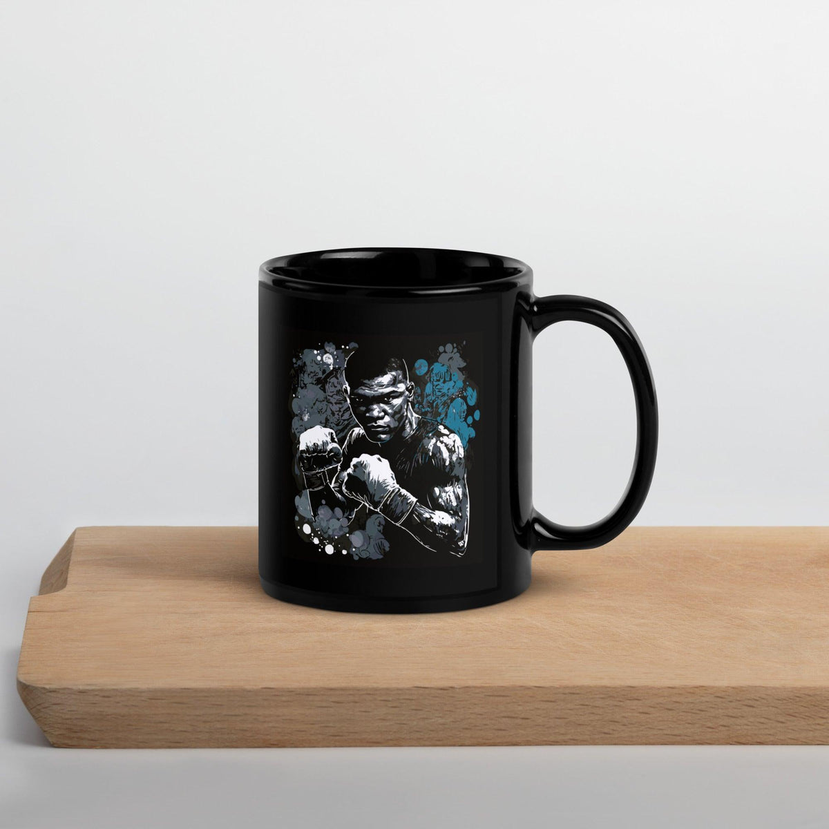 Black Glossy Mug for Athletes