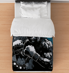 Fitness-Inspired Duvet Cover - Gym Motivation