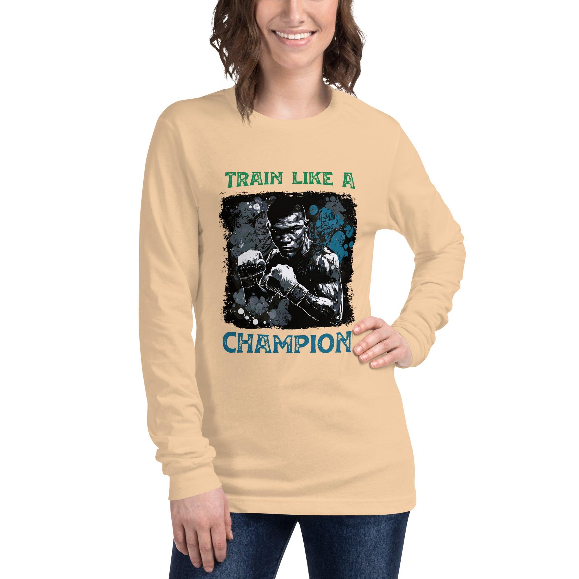 Train Like A Champion Unisex Long Sleeve Tee - Beyond T-shirts