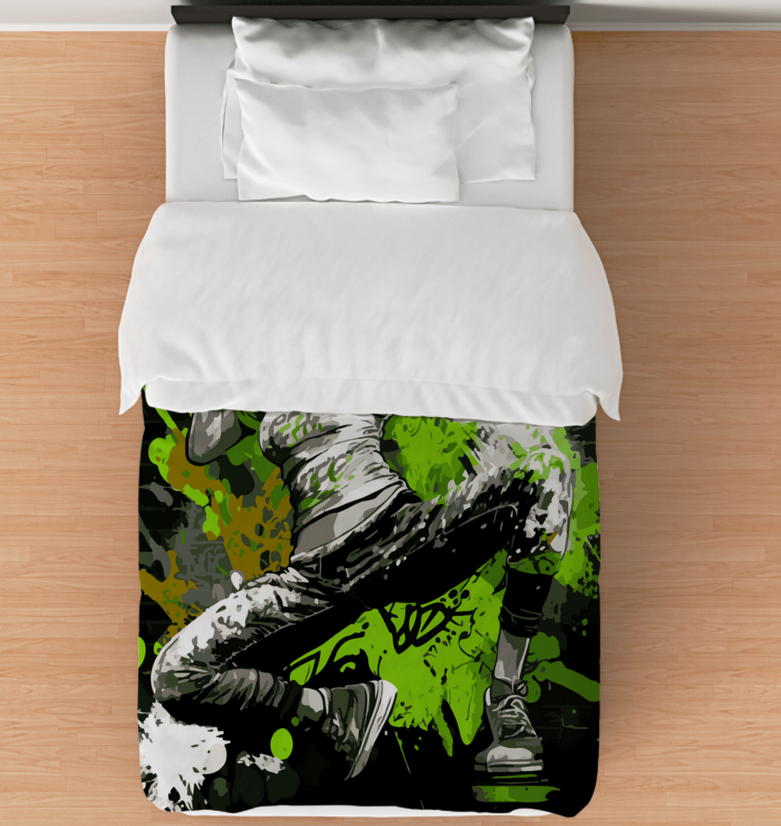 Train Like A Warrior Duvet Cover - Beyond T-shirts