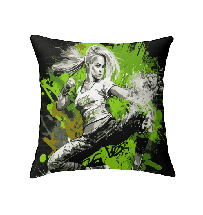 Train Like A Warrior Indoor Pillow - Beyond T-shirts