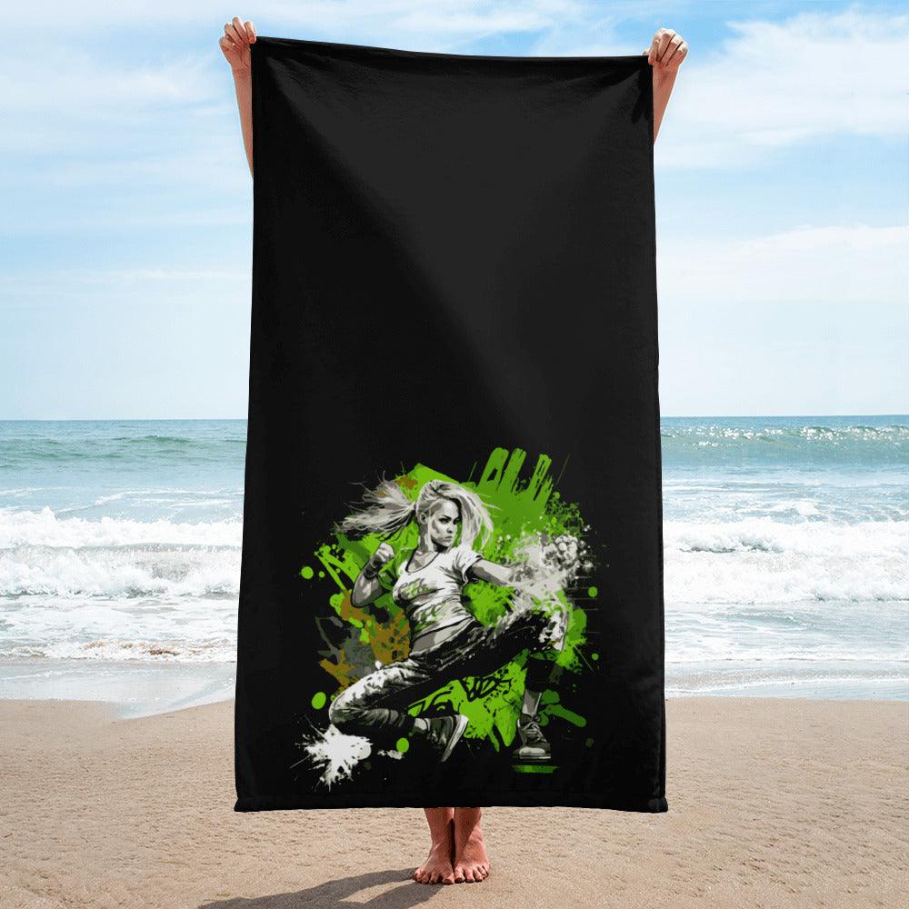 Train Like A Warrior Towel - Beyond T-shirts