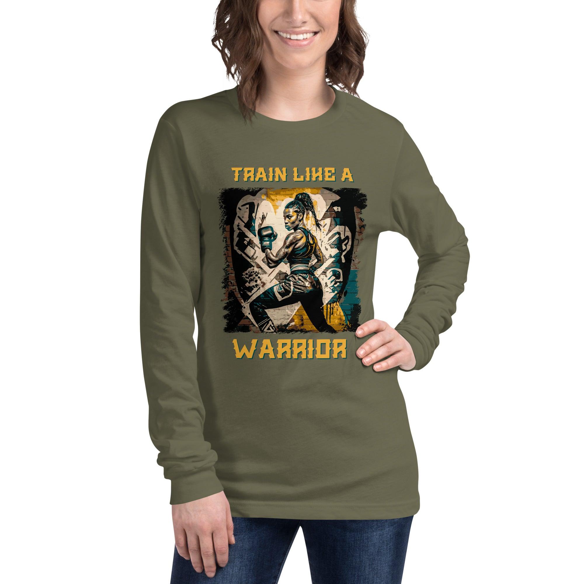 Train Like A Warrior Unisex Long Sleeve Tee - Beyond T-shirts