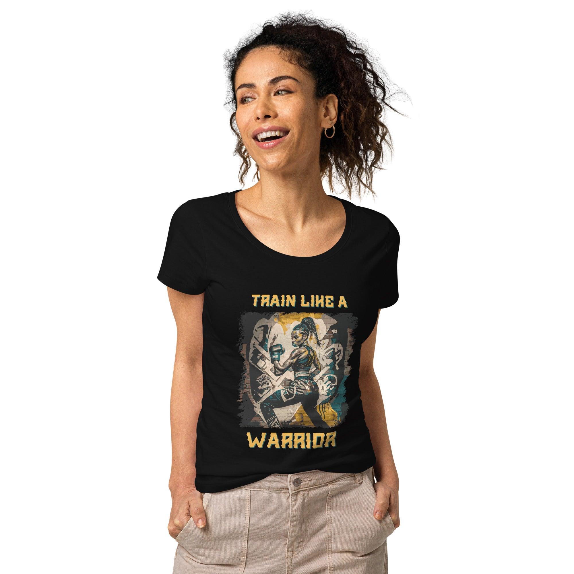 Train Like A Warrior Women’s Basic Organic T-shirt - Beyond T-shirts