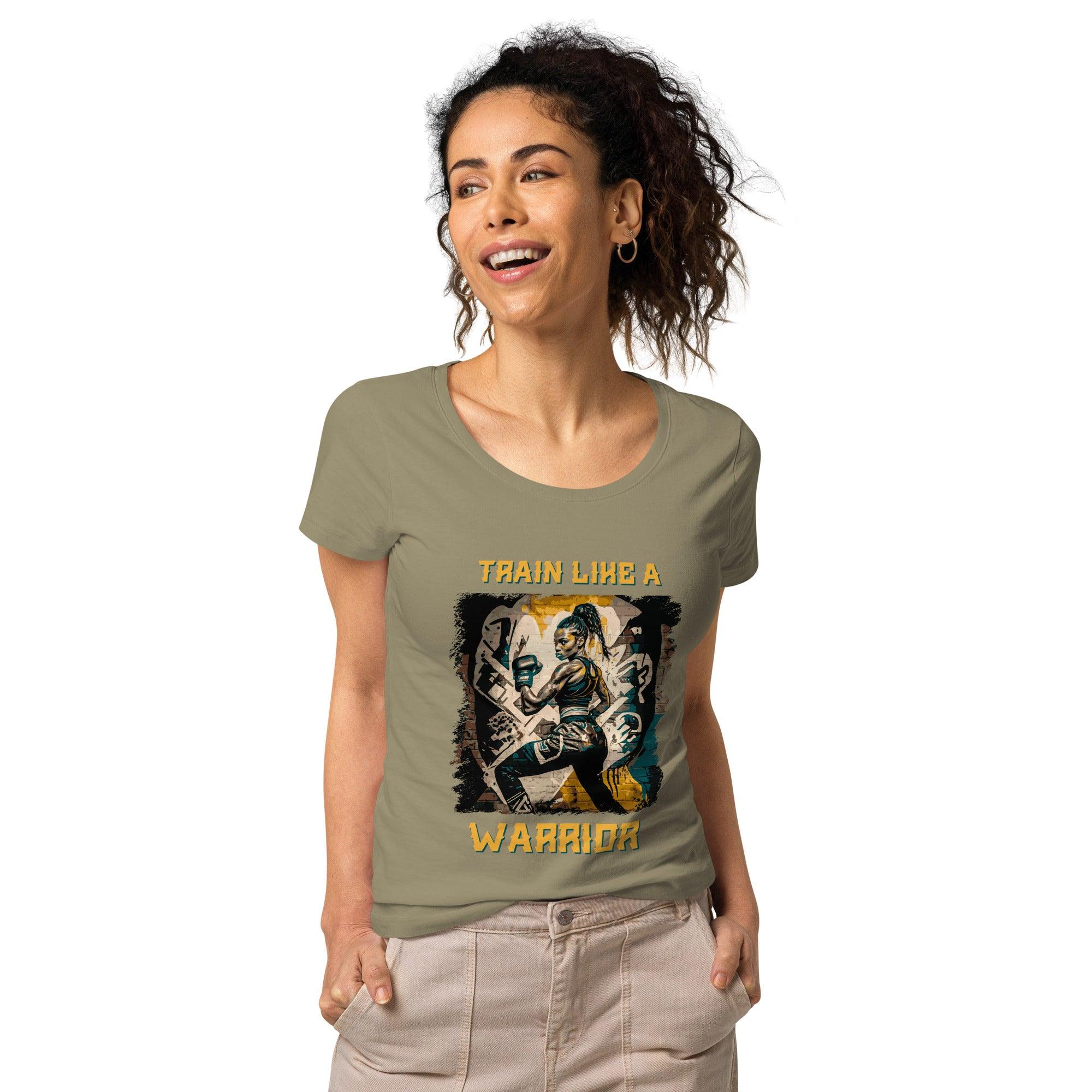 Train Like A Warrior Women’s Basic Organic T-shirt - Beyond T-shirts