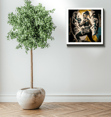 Twin Canvas Print - Warrior's Resolve