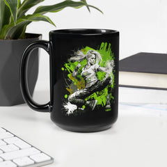 Train Like a Winner Black Glossy Mug - Beyond T-shirts