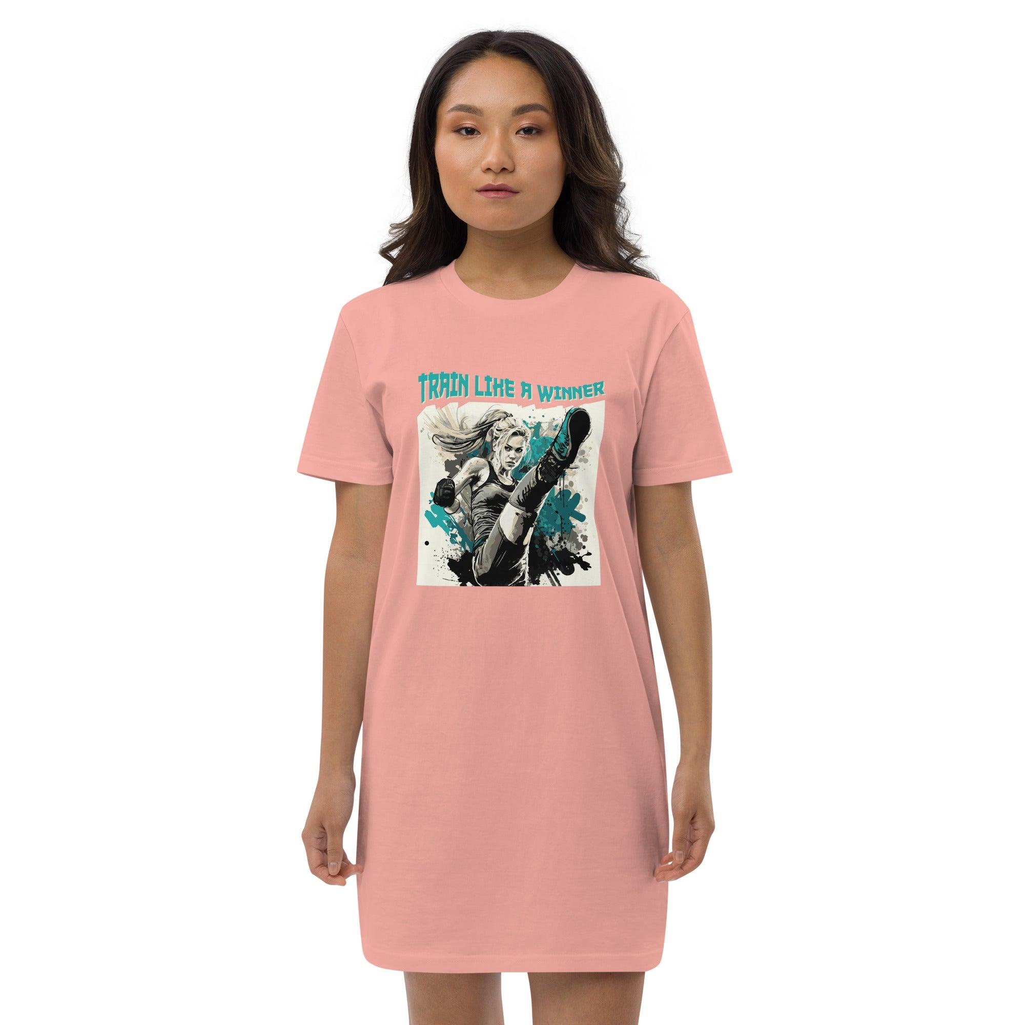 Train Like A Winner Organic Cotton T-Shirt Dress - Beyond T-shirts