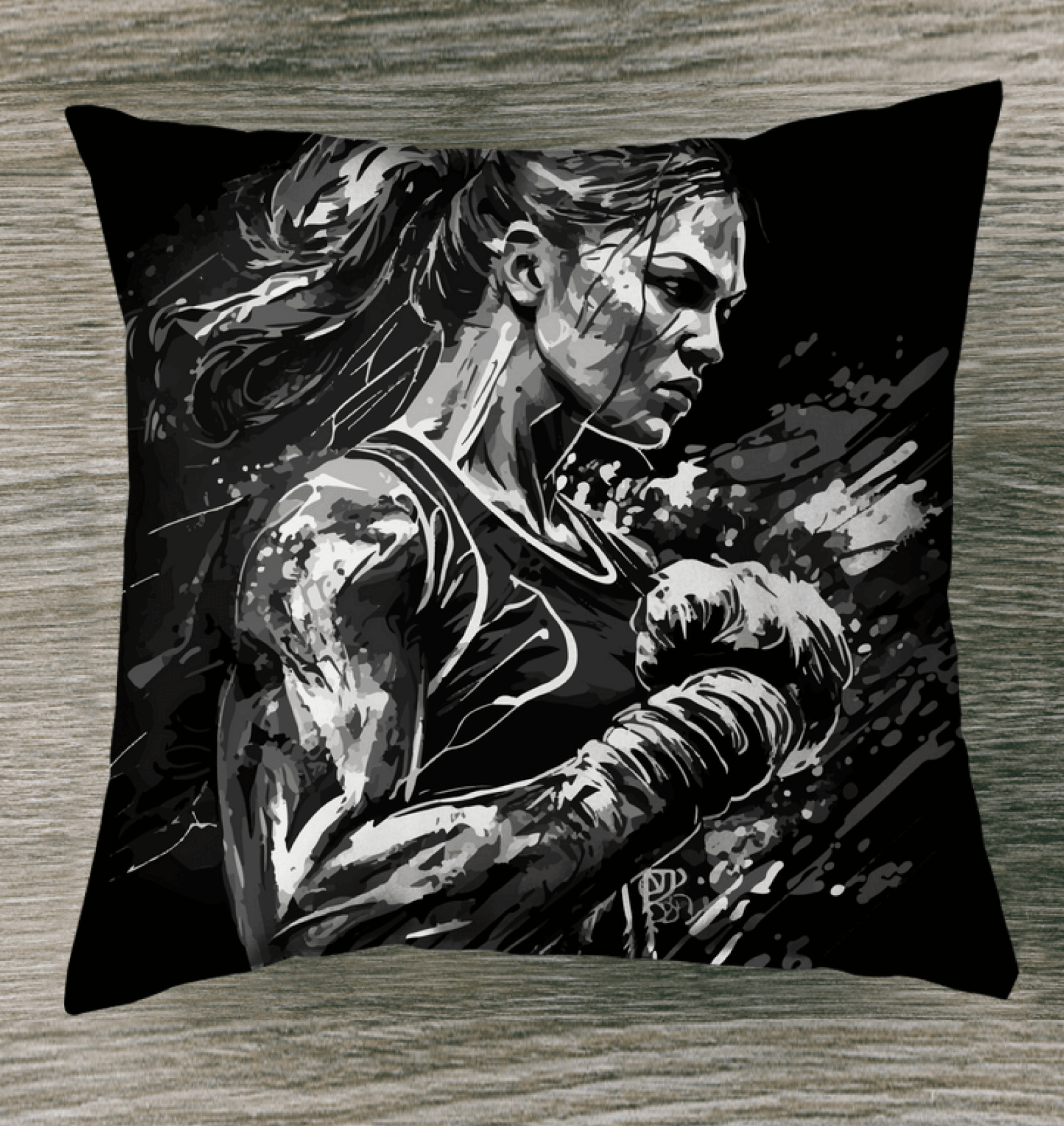 Train Like A Winner Outdoor Pillow - Beyond T-shirts