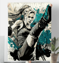 Motivational Sporty Sherpa Throw - Shop Now!