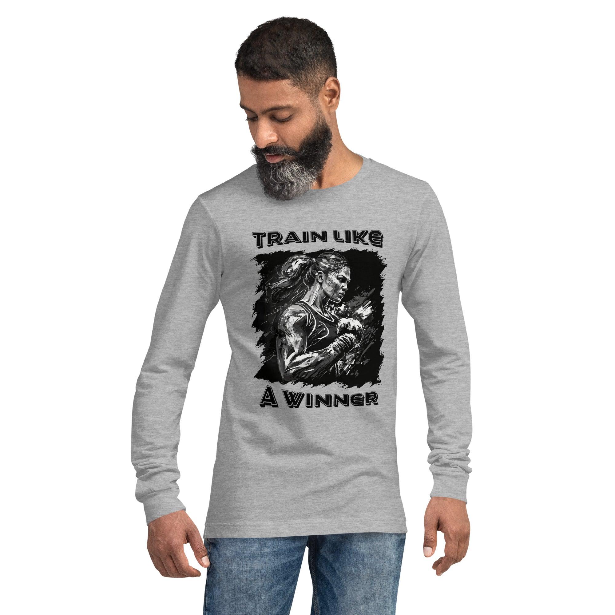 Train Like A Winner Unisex Long Sleeve Tee - Beyond T-shirts