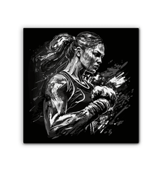 Bold and inspiring canvas art for aspiring champions.