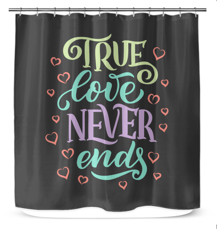 True Love Shower Curtain - Beyond T-shirts