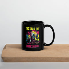 Unites Us All Black Glossy Mug - Beyond T-shirts