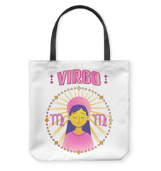 Virgo Basketweave Tote Bag | Zodiac Series 1 - Beyond T-shirts