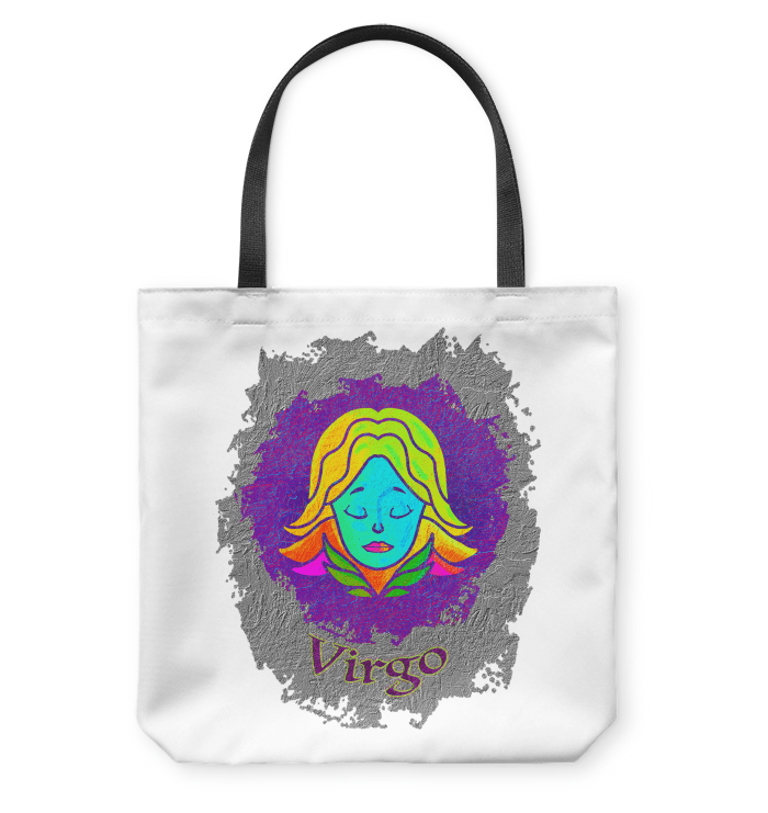 Virgo Basketweave Tote Bag | Zodiac Series 11 - Beyond T-shirts