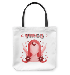 Virgo Basketweave Tote Bag | Zodiac Series 2 - Beyond T-shirts