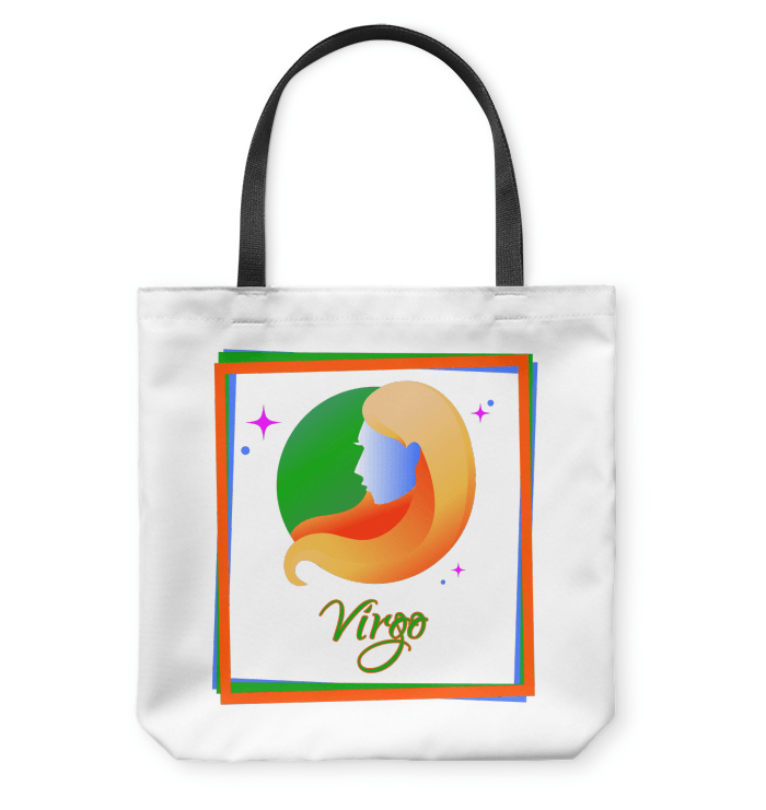 Virgo Basketweave Tote Bag | Zodiac Series 3 - Beyond T-shirts