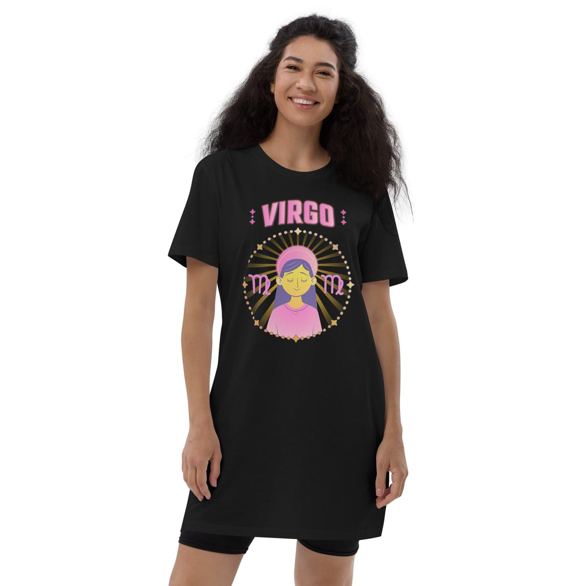 Virgo Organic Cotton T-Shirt Dress | Zodiac Series 1 - Beyond T-shirts