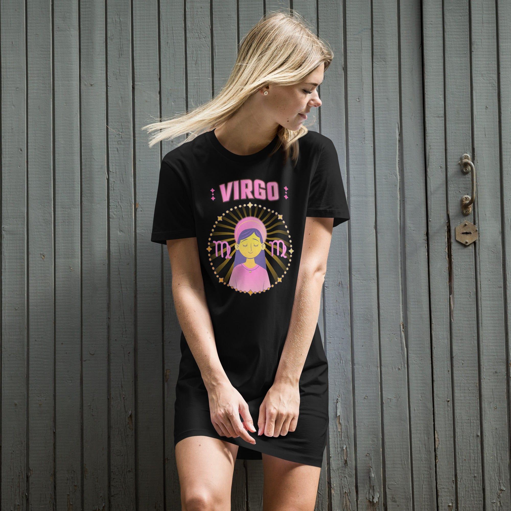 Virgo Organic Cotton T-Shirt Dress | Zodiac Series 1 - Beyond T-shirts