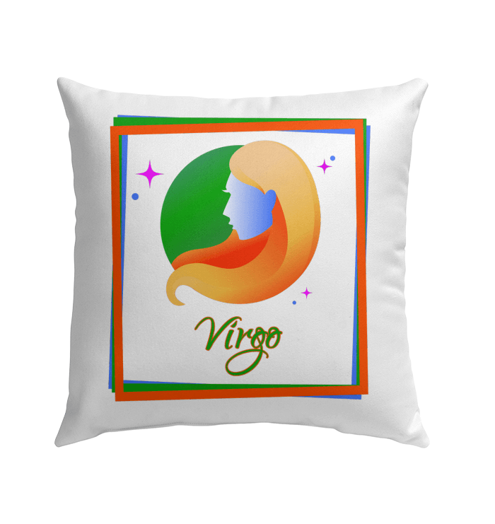 Virgo Outdoor Pillow | Zodiac Series 3 - Beyond T-shirts