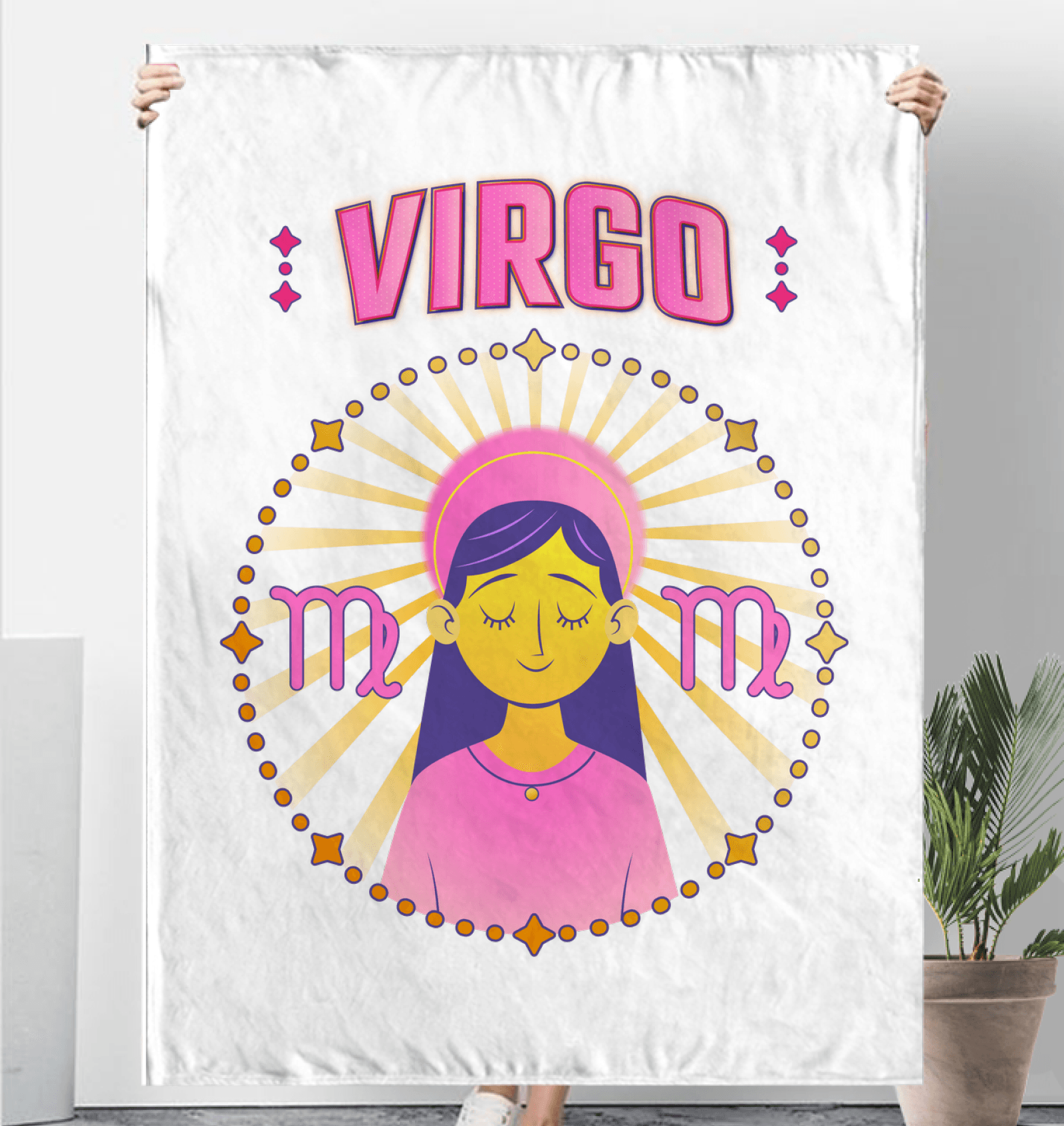 Virgo Sherpa Blanket | Zodiac Series 1 - Beyond T-shirts