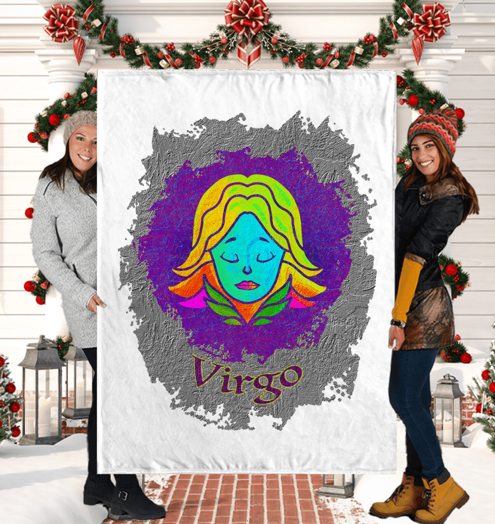 Virgo Sherpa Blanket | Zodiac Series 11 - Beyond T-shirts