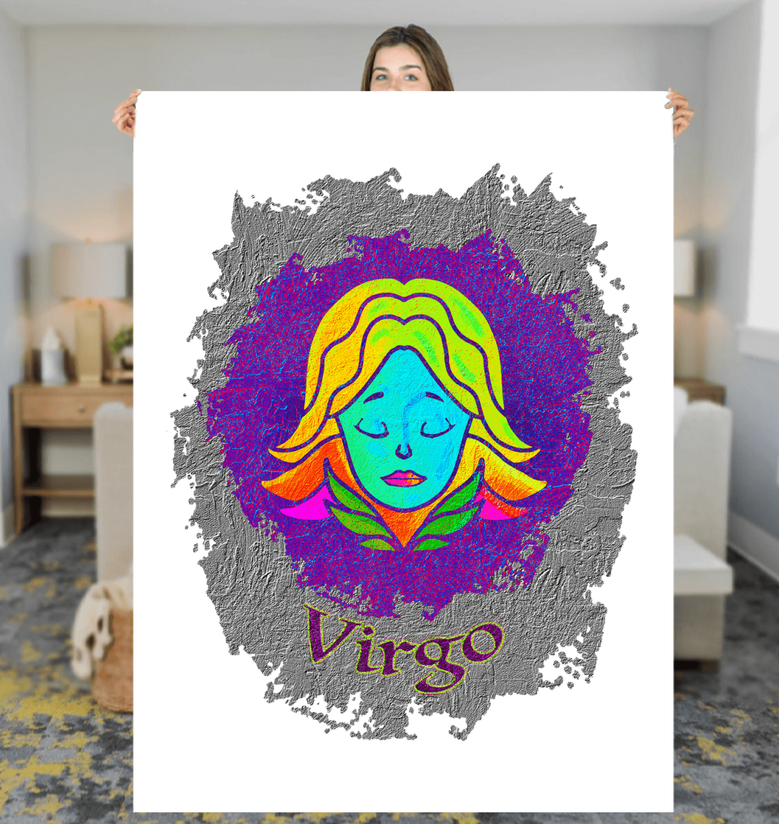 Virgo Sherpa Blanket | Zodiac Series 11 - Beyond T-shirts