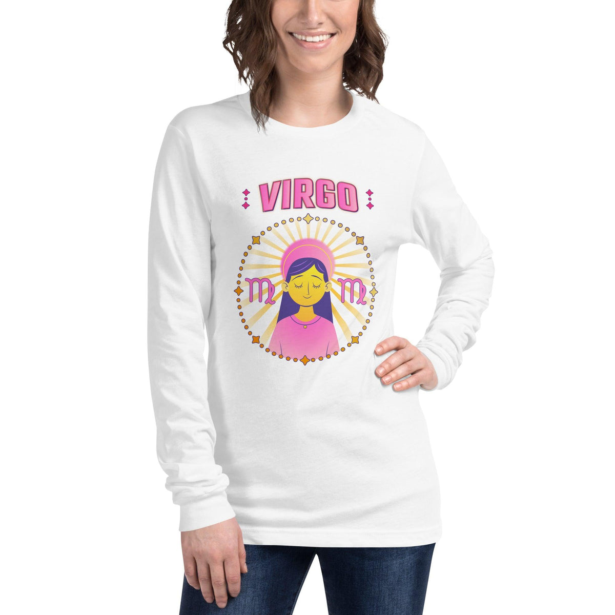 Virgo Unisex Long Sleeve Tee | Zodiac Series 1 - Beyond T-shirts