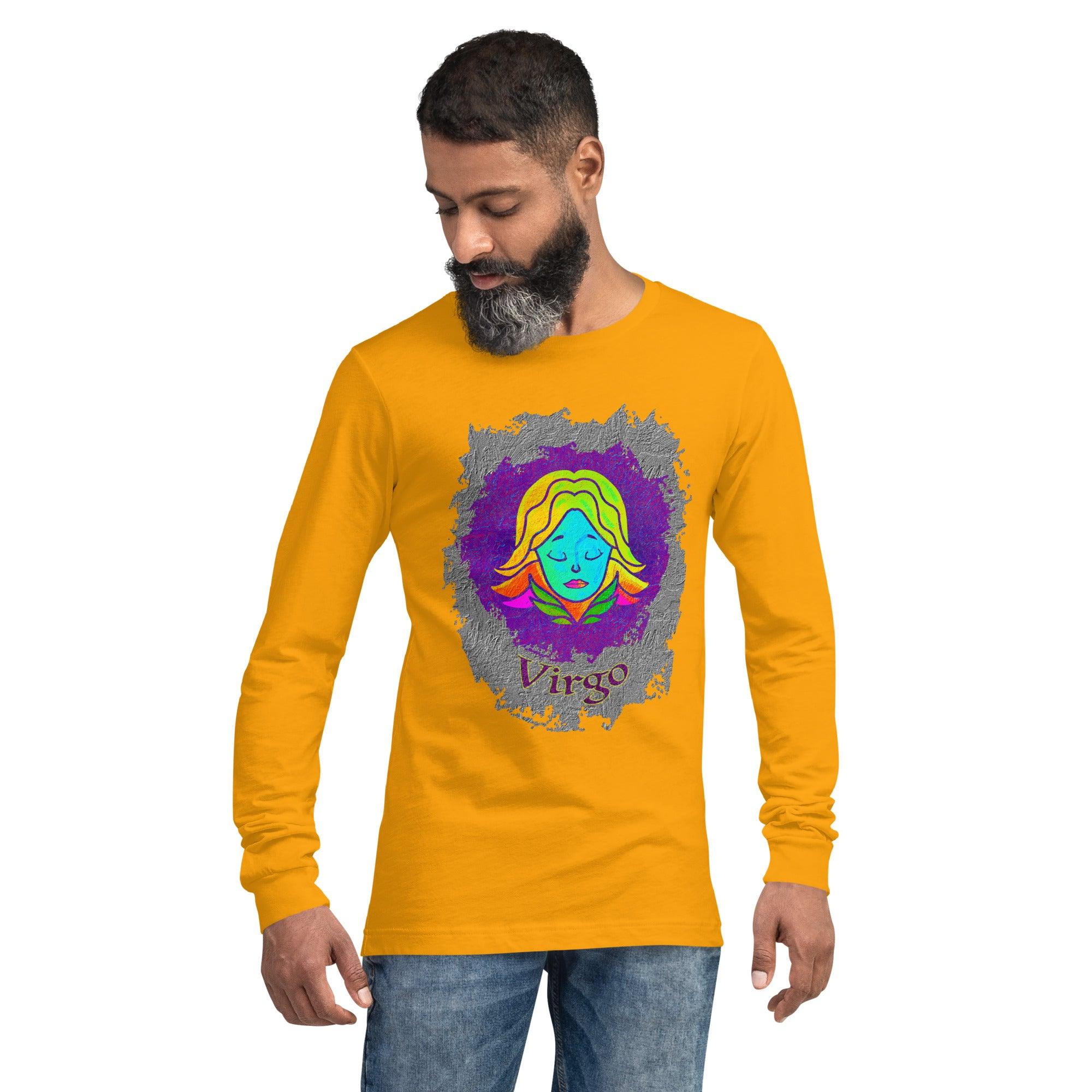 Virgo Unisex Long Sleeve Tee | Zodiac Series 11 - Beyond T-shirts