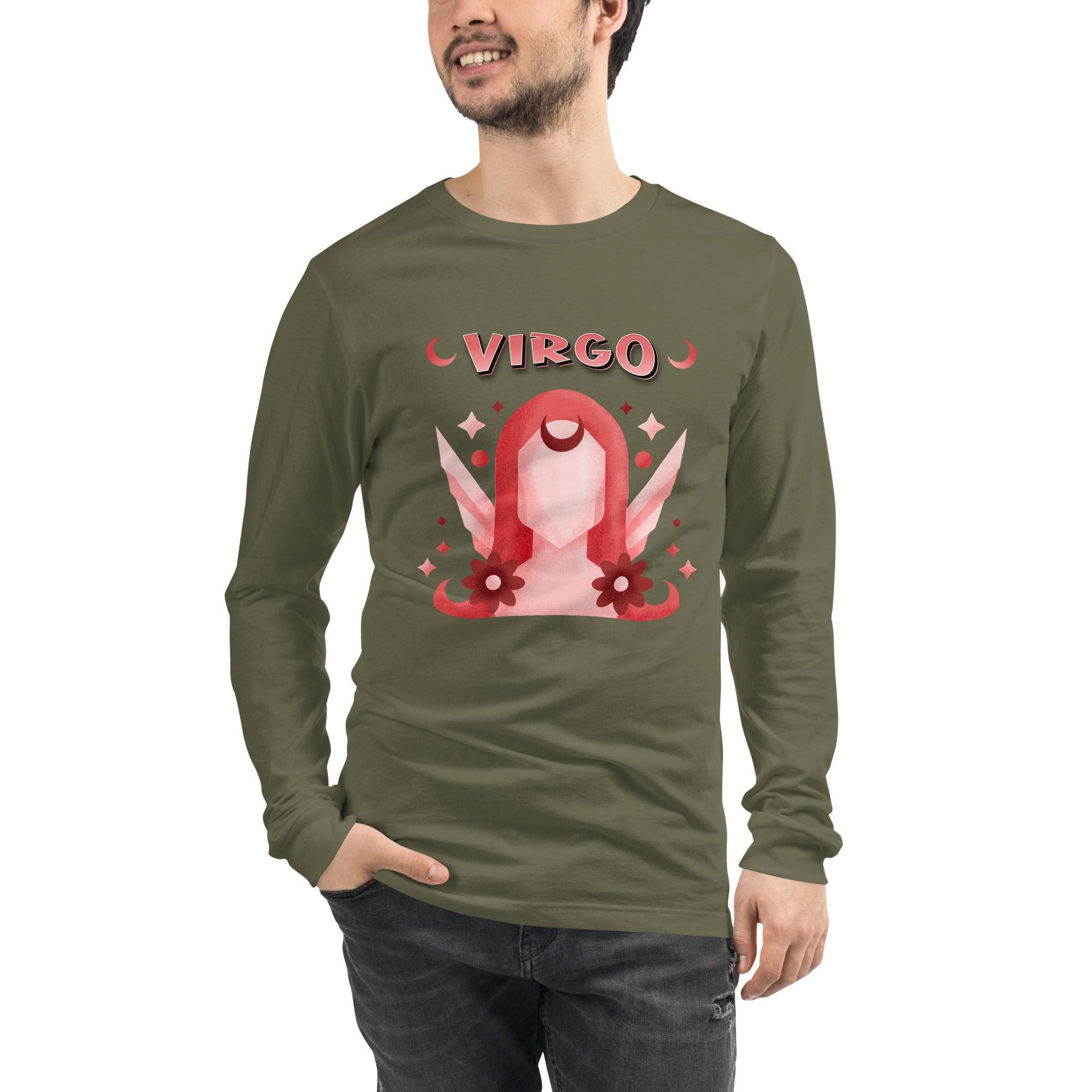 Virgo Unisex Long Sleeve Tee | Zodiac Series - Beyond T-shirts