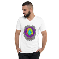 Virgo Unisex Short Sleeve V-Neck T-Shirt | Zodiac Series 11 - Beyond T-shirts