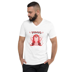 Virgo Unisex Short Sleeve V-Neck T-Shirt | Zodiac Series 2 - Beyond T-shirts