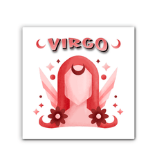 Virgo Wrapped Canvas 12x12 | Zodiac Series 2 - Beyond T-shirts