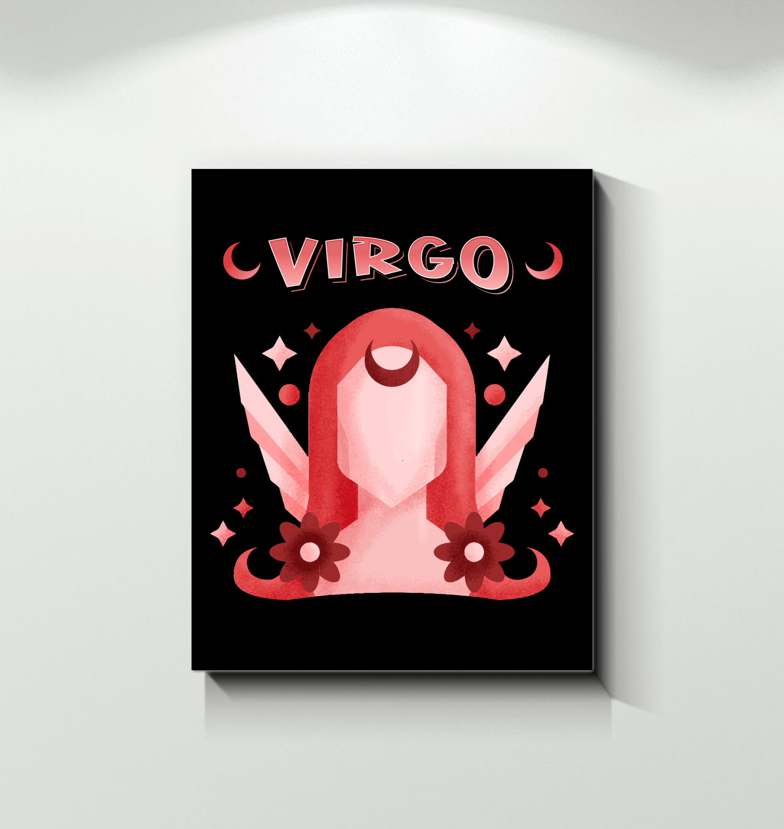 Virgo Wrapped Canvas 16x20 | Zodiac Series 2 - Beyond T-shirts