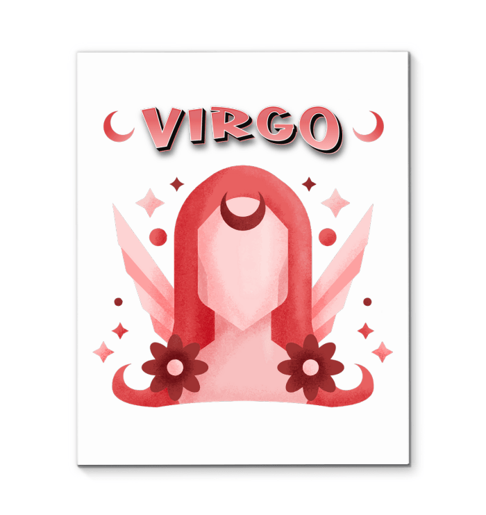 Virgo Wrapped Canvas 16x20 | Zodiac Series 2 - Beyond T-shirts