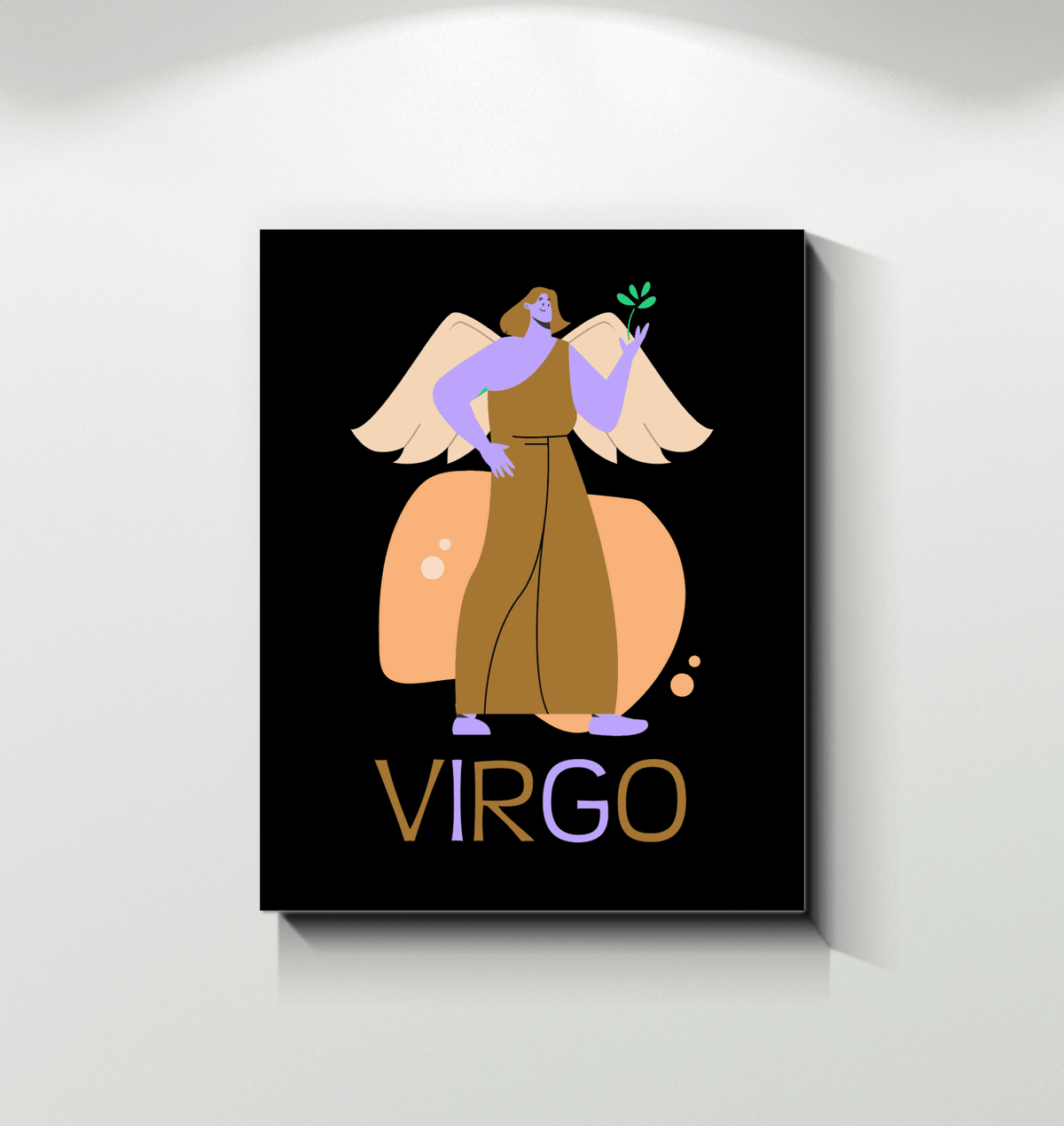 Virgo Wrapped Canvas 16x20 | Zodiac Series 4 - Beyond T-shirts