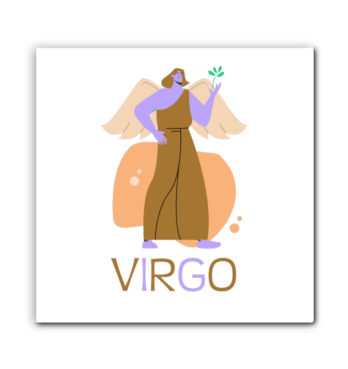 Virgo Wrapped Canvas 20x20 | Zodiac Series 4 - Beyond T-shirts