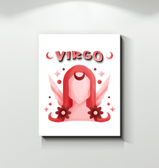 Virgo Wrapped Canvas 8x10 | Zodiac Series 2 - Beyond T-shirts