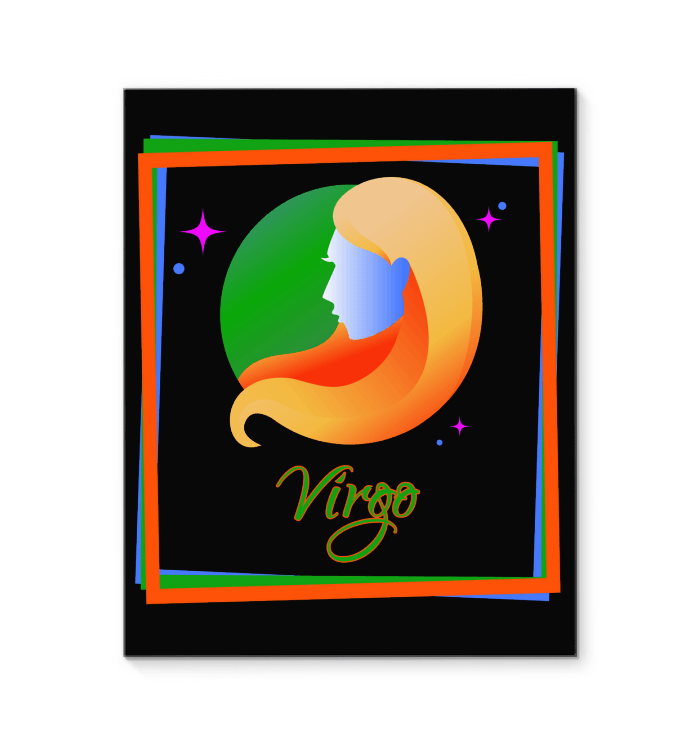 Virgo Wrapped Canvas | Zodiac series 3 - Beyond T-shirts