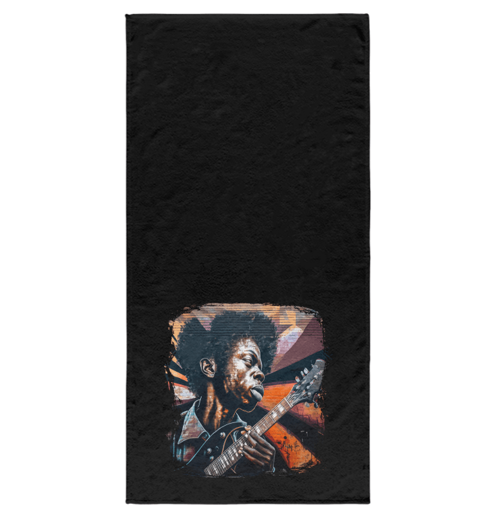 Virtuoso Of The Fretboard Bath Towel - Beyond T-shirts